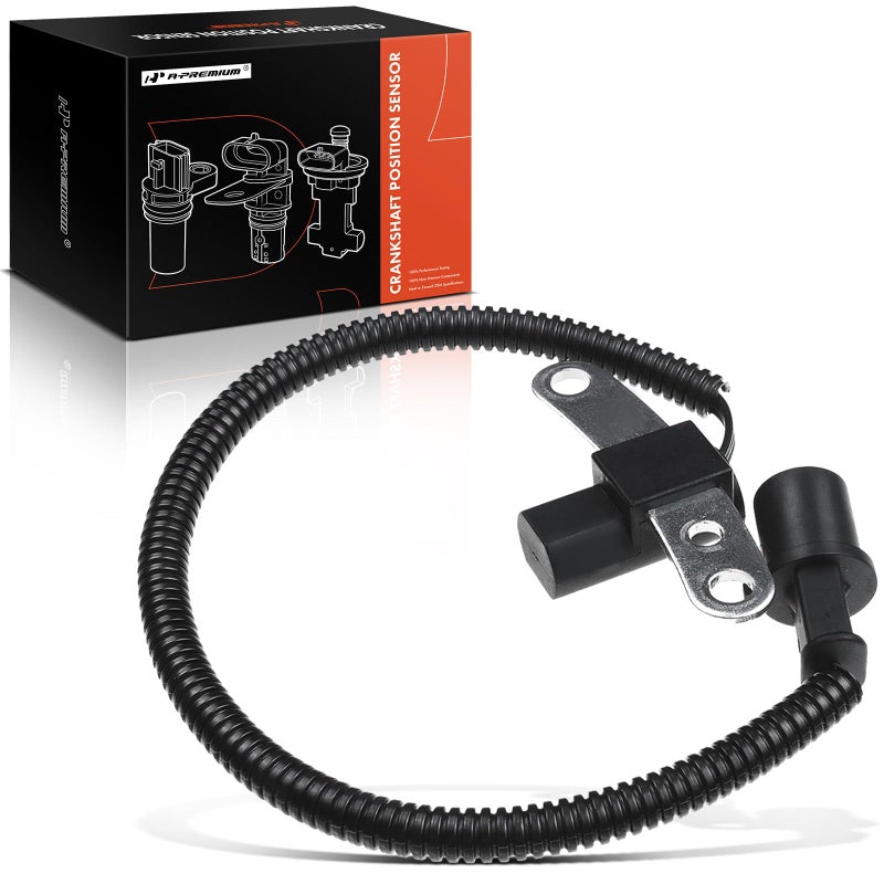 APremium Engine Crankshaft Position Sensor Compatible with Jeep Cherokee Comanche Wrangler 1991 1992 L4 25L L6 40L Replace 53006154 53009954